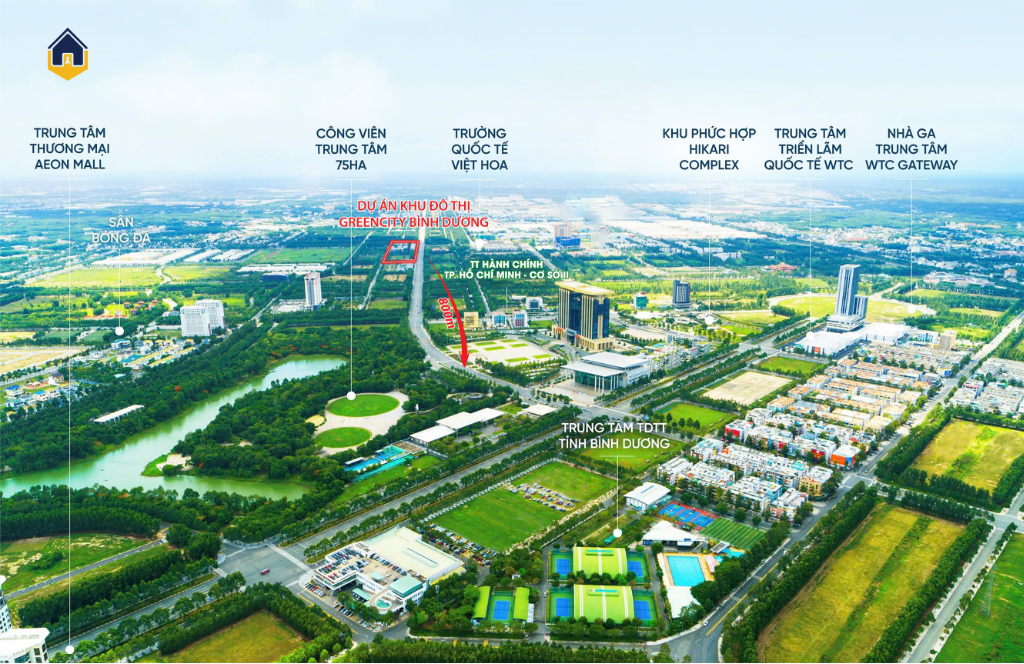 Môi trường sống xanh Green City Bình Dương